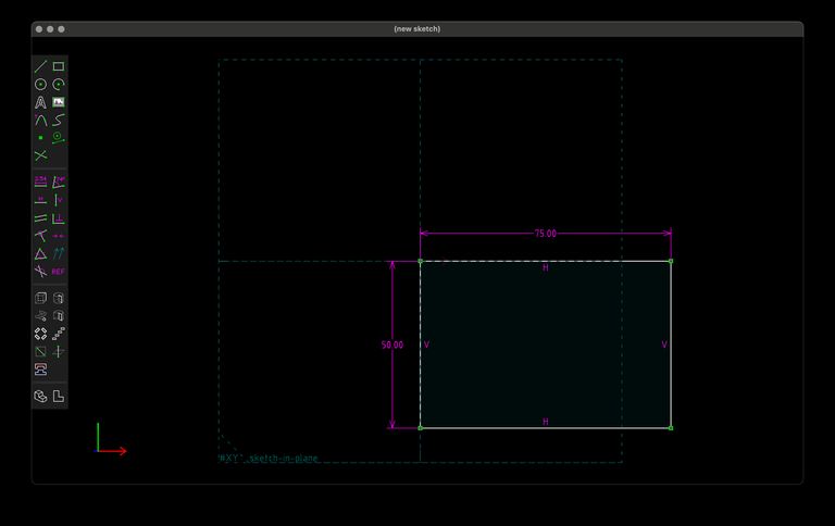 The same rectangle, but its top left point is now on the origin.