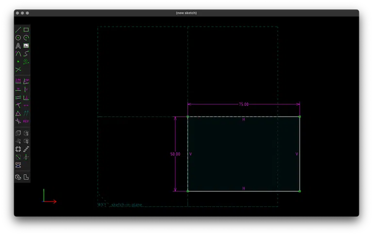 The same rectangle, but its top left point is now on the origin.